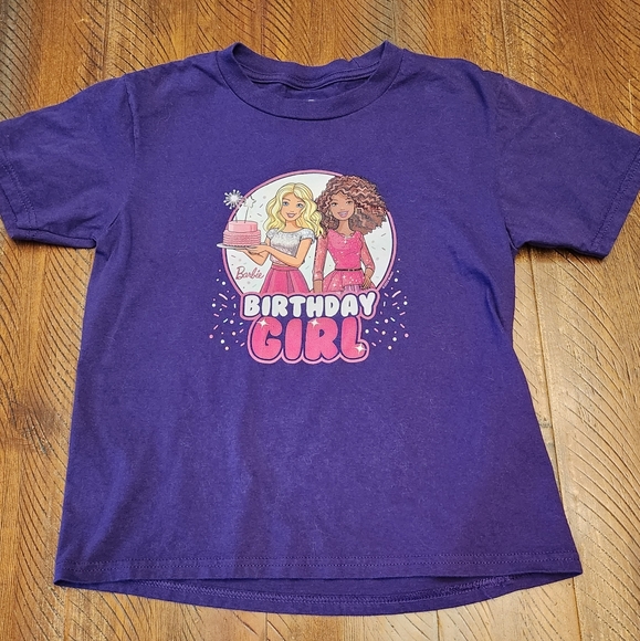 Mattel Other - 🎈2/$15 Barbie birthday girl tshirt